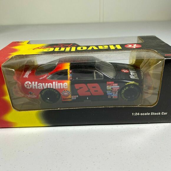 Petty Rudd #28 Nascar Diecast 1 24 Havoline Case Racing Action Rare New in Box - Picture 3 of 6